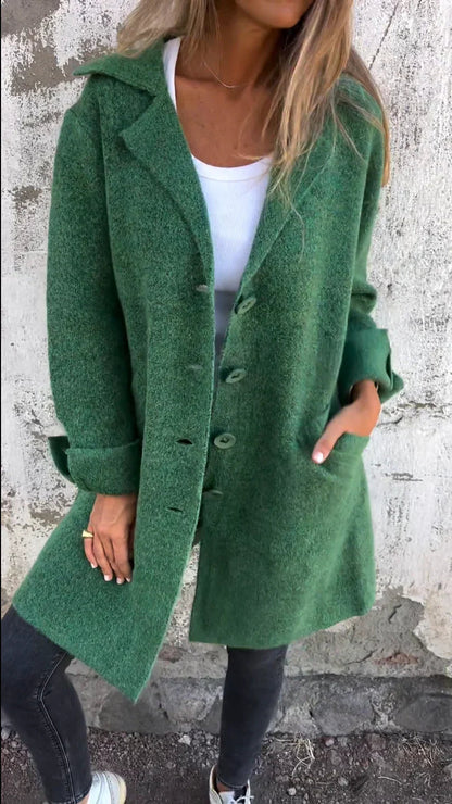Classic Women's Wool Long Winter Coat