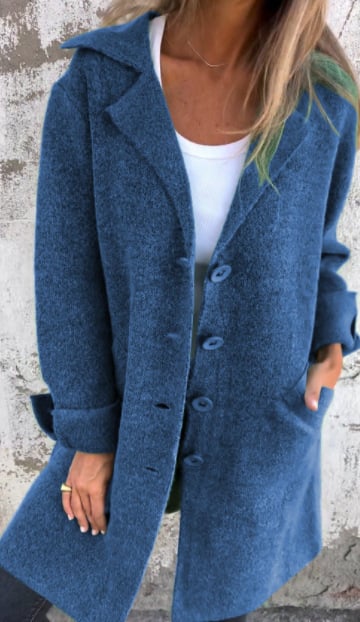 Classic Women's Wool Long Winter Coat
