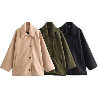 Warm Fleece Lined Winter Parka Coat for Women