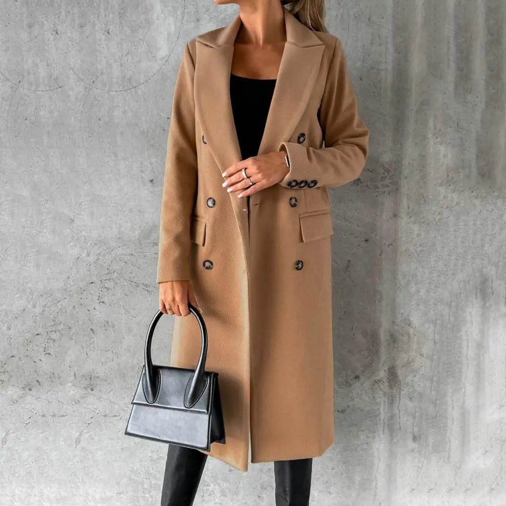 Classic Women's Waterproof Long Trench Coat - OutfitLondon