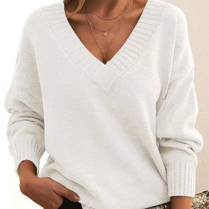 Women's Cashmere V-Neck Sweater