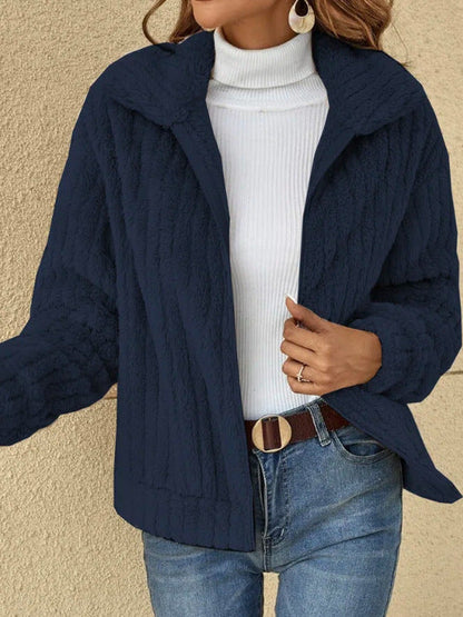 Cozy Fitted Fleece Winter Jacket