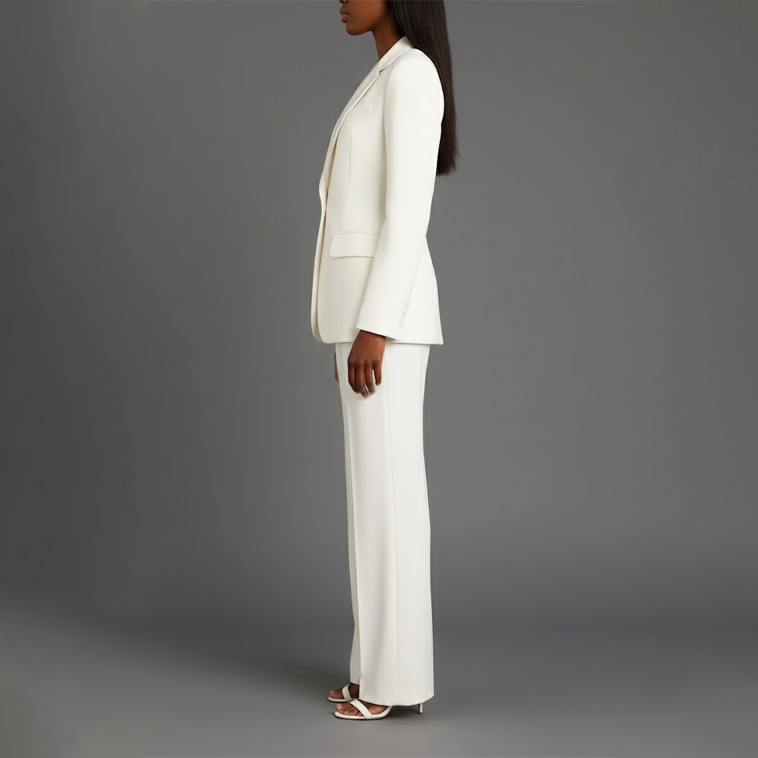 Classic Fit Women's Two Piece Suit Set