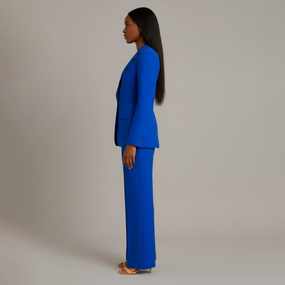 Classic Fit Women's Two Piece Suit Set