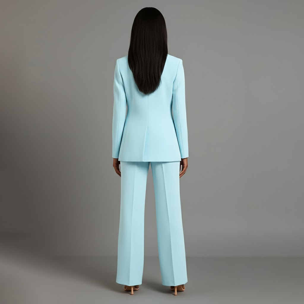 Classic Fit Women's Two Piece Suit Set