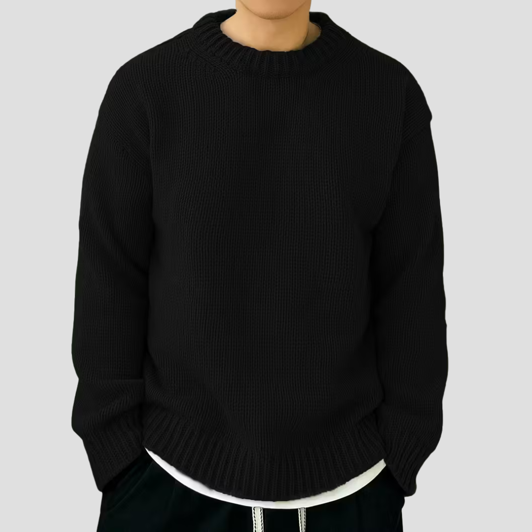 Thick Warm Crew Neck Knit Sweater