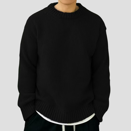 Thick Warm Crew Neck Knit Sweater