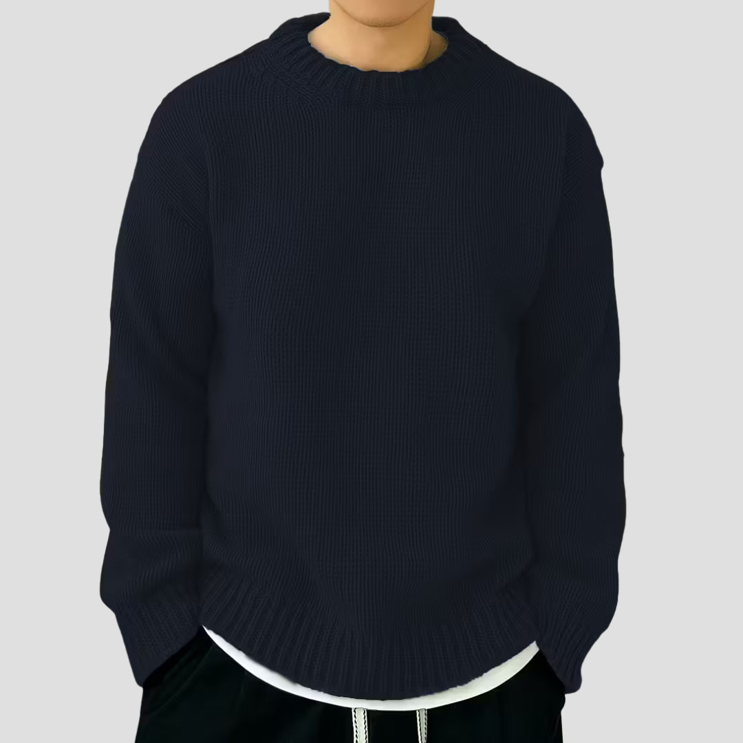Thick Warm Crew Neck Knit Sweater