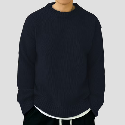Thick Warm Crew Neck Knit Sweater
