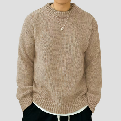Thick Warm Crew Neck Knit Sweater