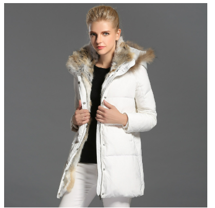 Warm Women's Puffer Hoodie Coat - OutfitLondon