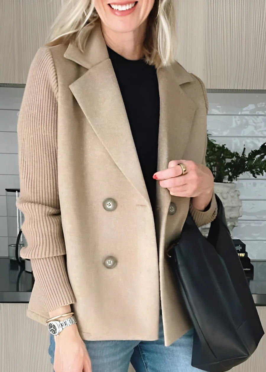 Classic Double-Breasted Women's Winter Coat