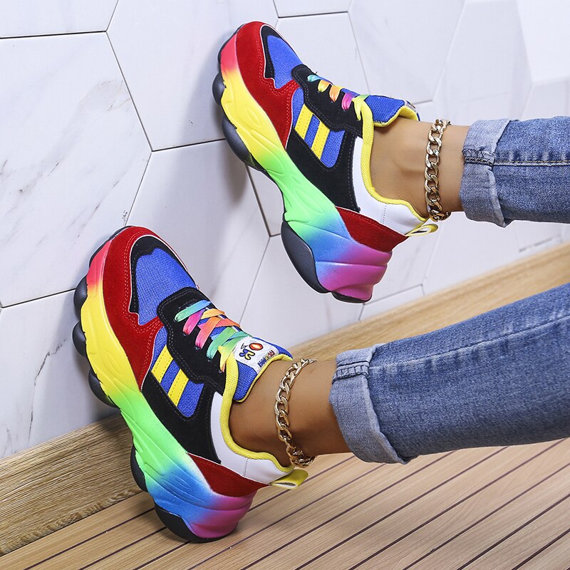 Colorful Arch Support Sneakers