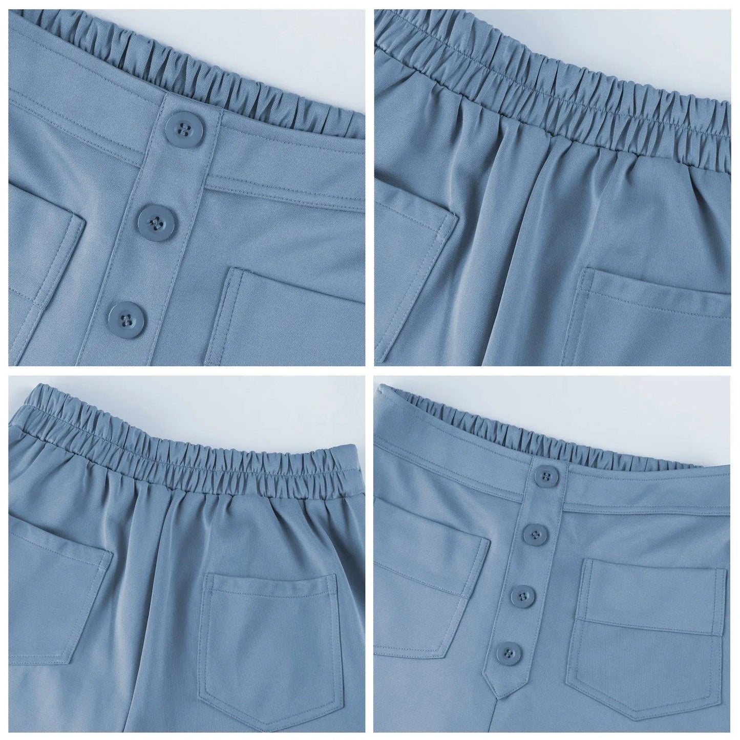 Comfortable High Waist Wide Leg Stretch Pants