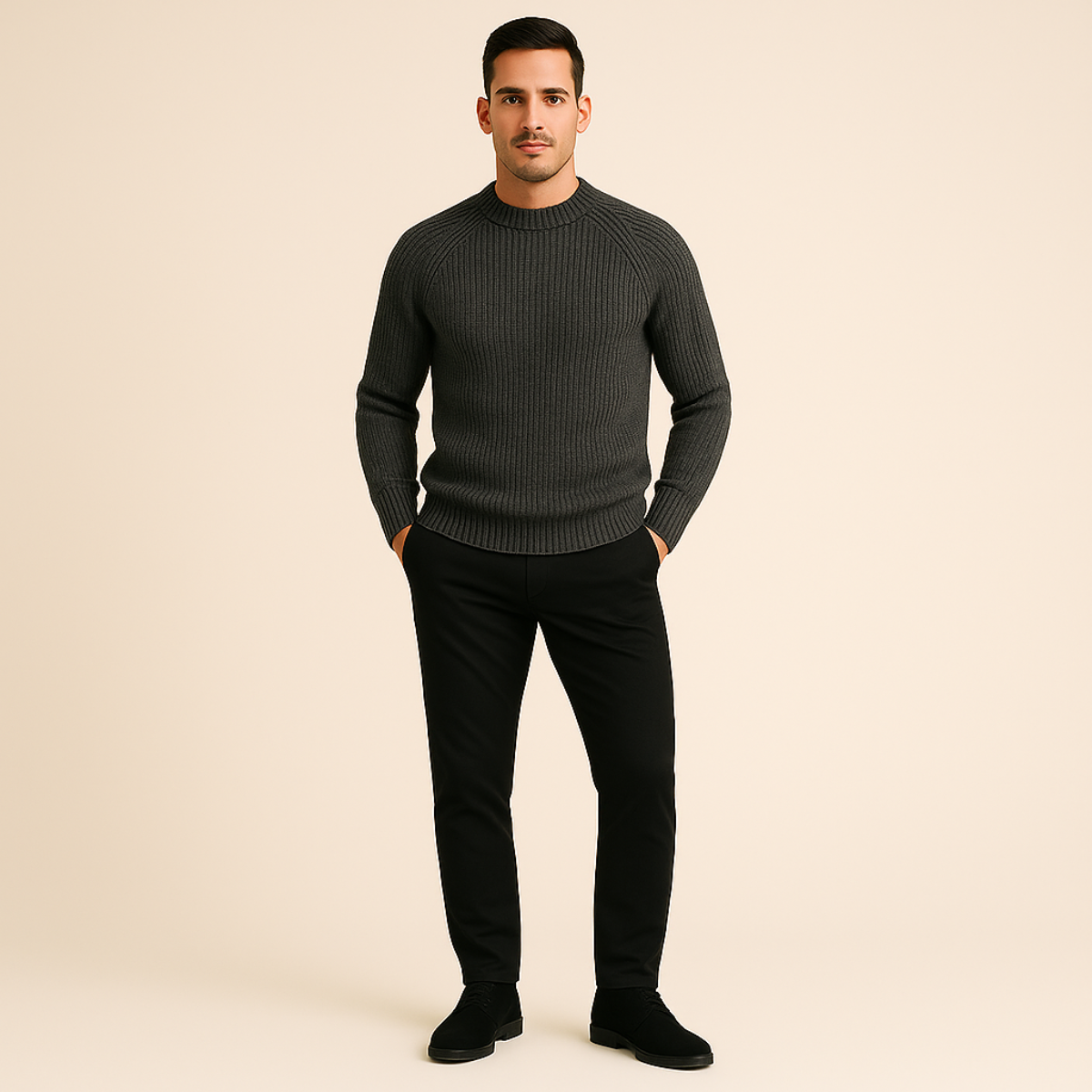 Ely Men's Cashmere Crewneck Sweater