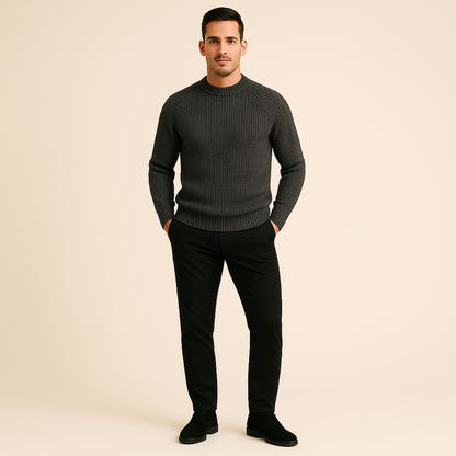 Ely Men's Cashmere Crewneck Sweater