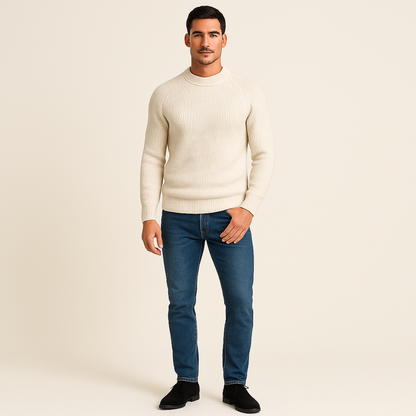 Ely Men's Cashmere Crewneck Sweater