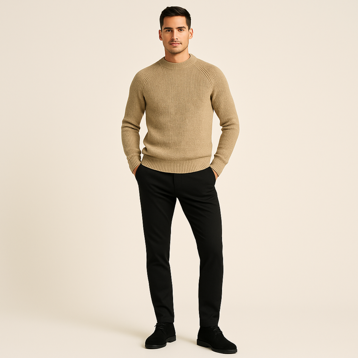Ely Men's Cashmere Crewneck Sweater