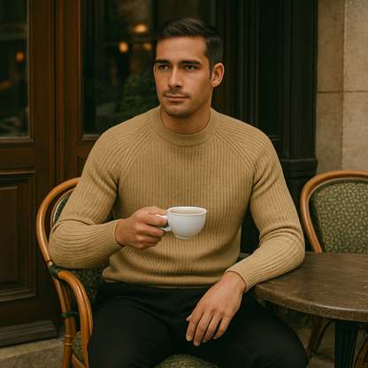 Ely Men's Cashmere Crewneck Sweater