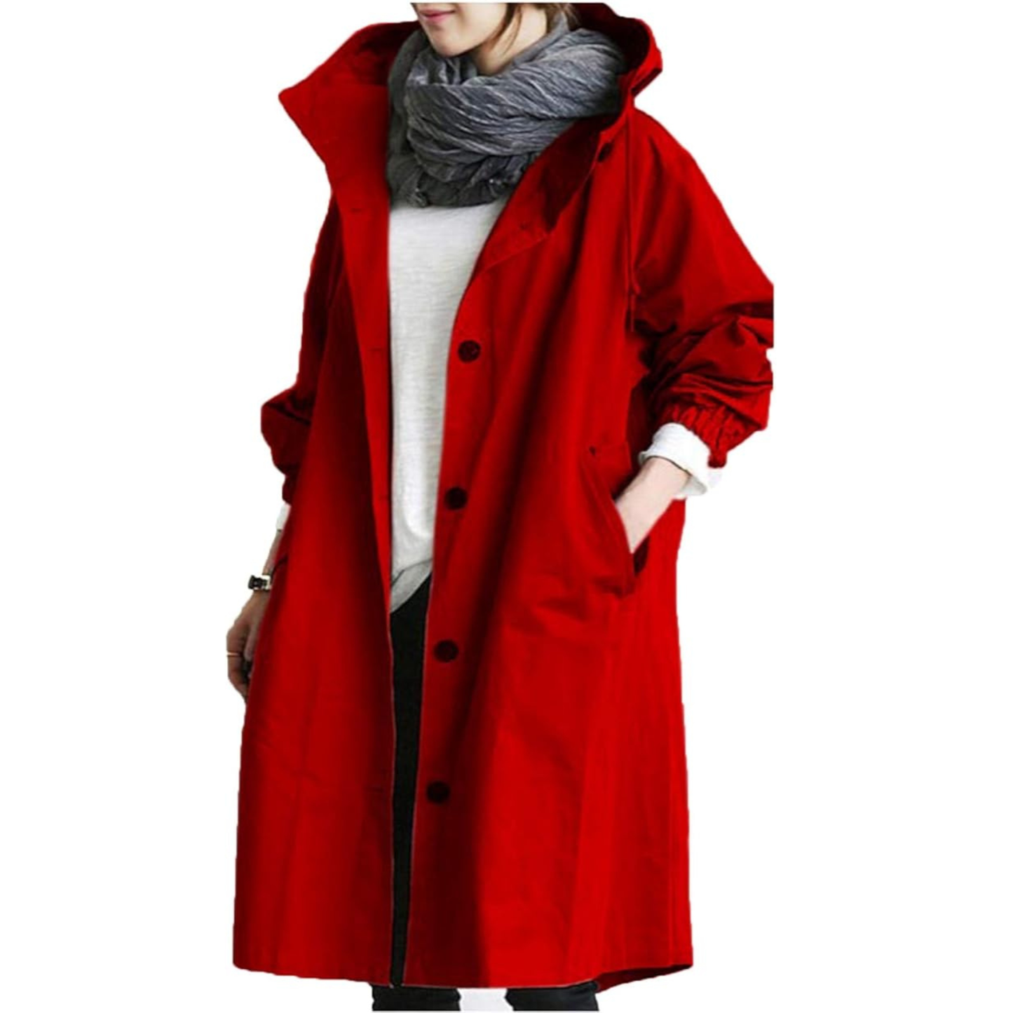 Stylish Women's Rain Trench Coat
