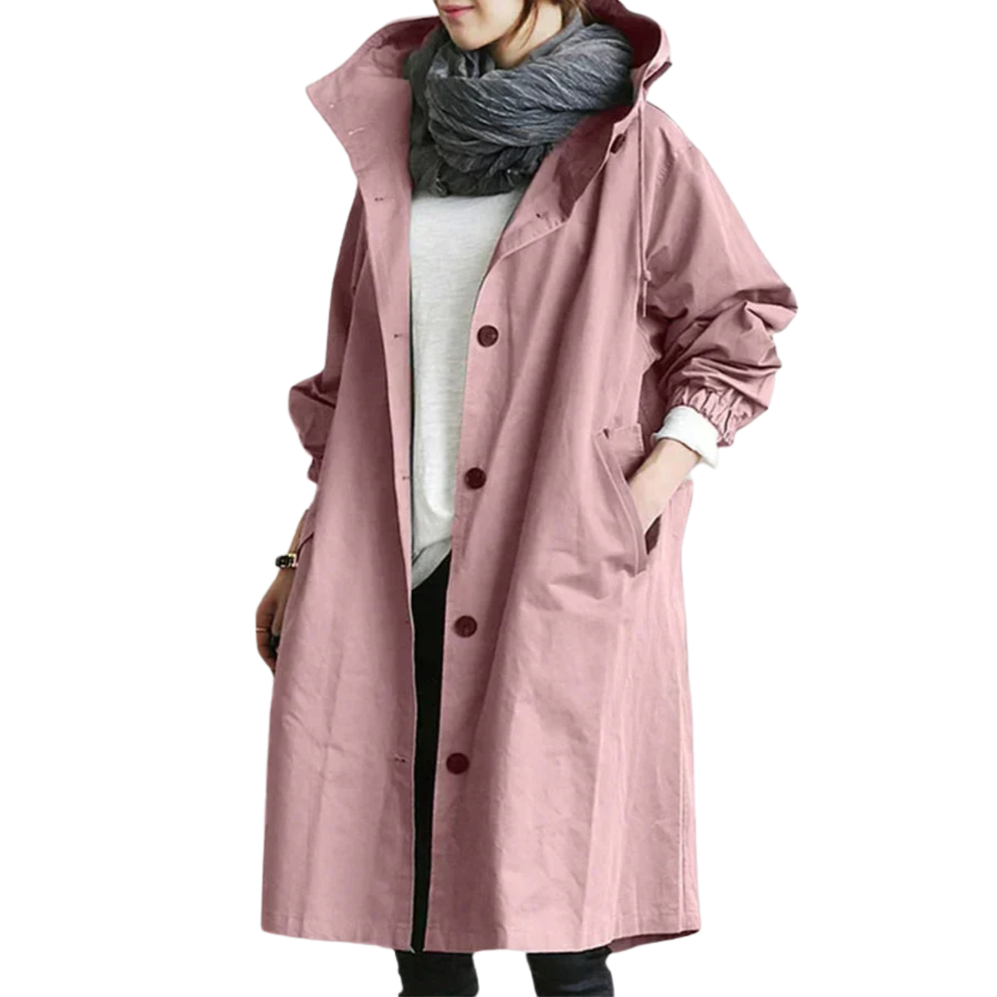 Stylish Women's Rain Trench Coat
