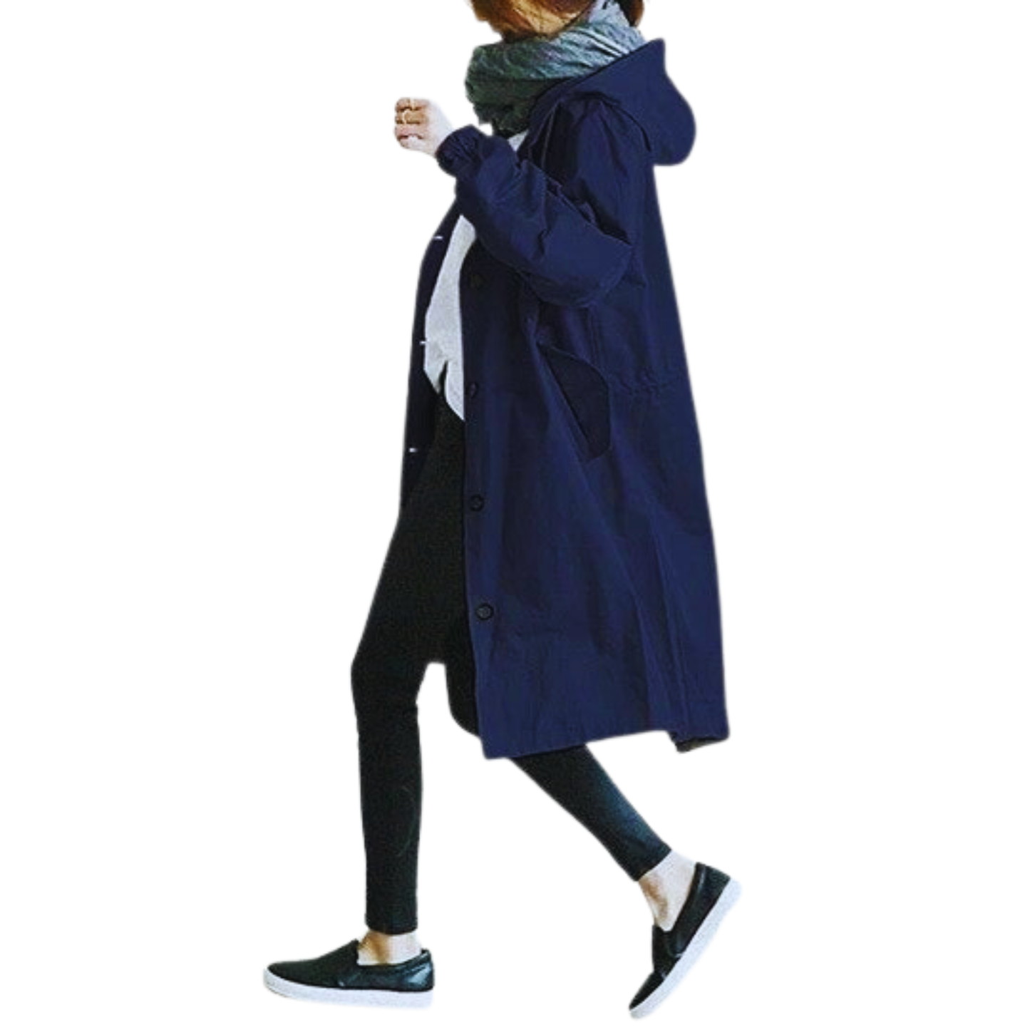 Stylish Women's Rain Trench Coat