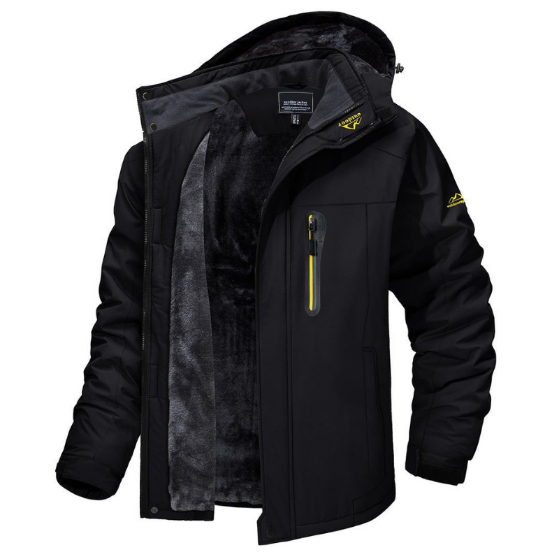 Insulated Waterproof Men's Winter Coat for Extreme Cold