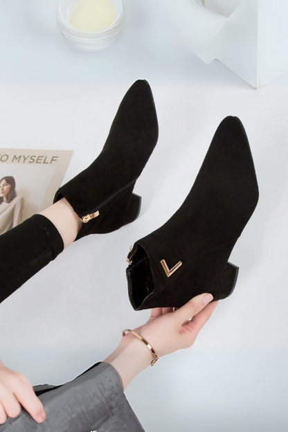 Elyssa Women Leather Ankle Boots