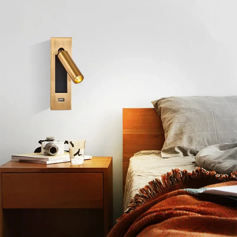 Modern Bedside Wall Lamp - OutfitLondon