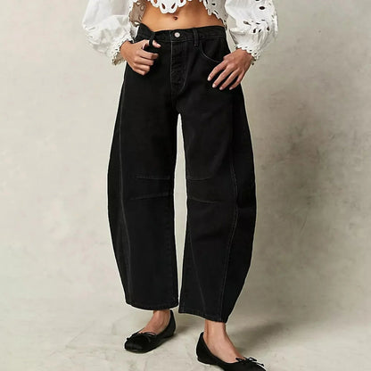 Relaxed Fit Women's Straight Jeans