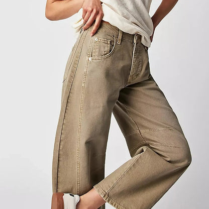 Relaxed Fit Women's Straight Jeans