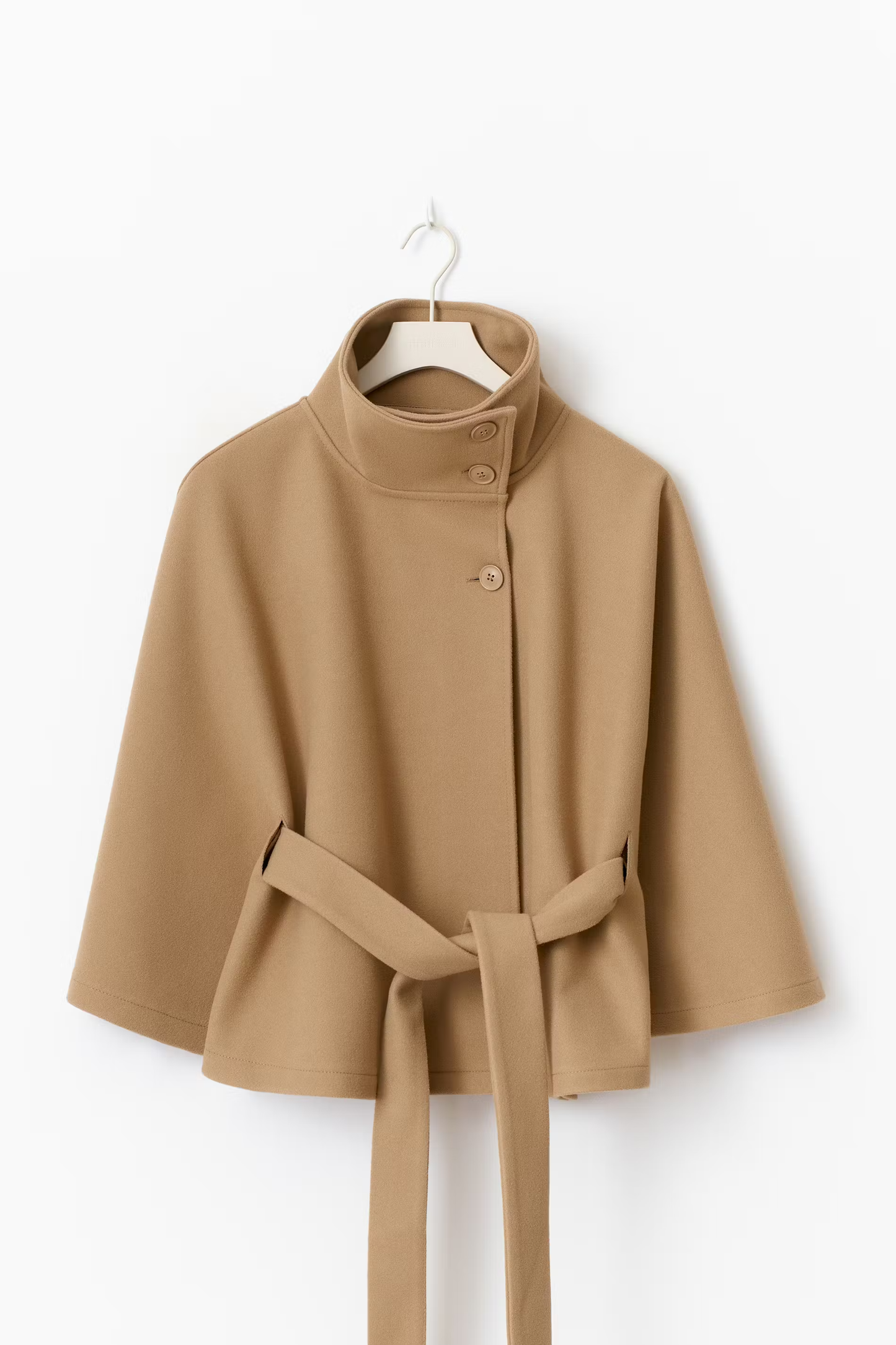 Chic Ladies Batwing Sleeve Winter Jacket