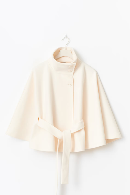 Chic Ladies Batwing Sleeve Winter Jacket