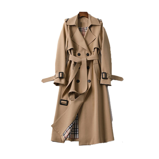 Women's Belted Trench Coat - OutfitLondon
