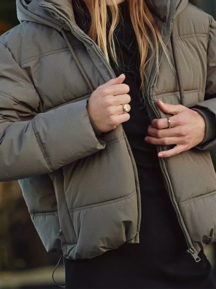 Warm Women's Lightweight Down Puffer Jacket
