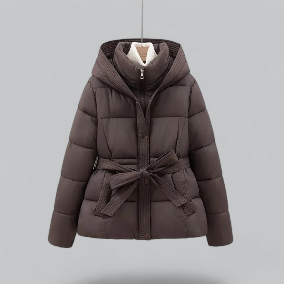 Warm Women's Puffer Coat for Cold Winter Days
