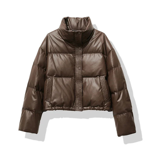 Chic Ladies Winter Coat for Cold Weather - OutfitLondon