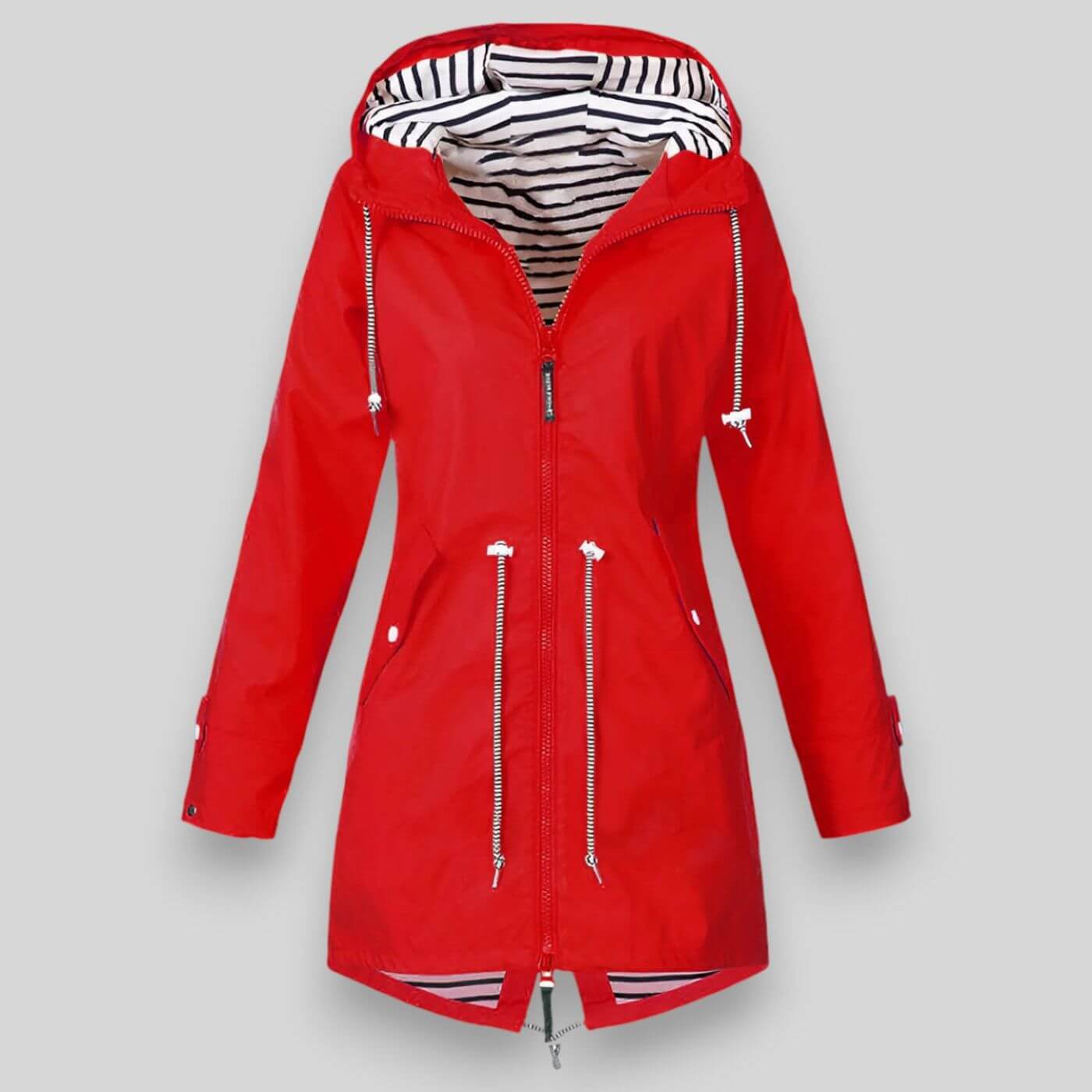Waterproof Women's Rain Jacket - Classic & Practical Coat