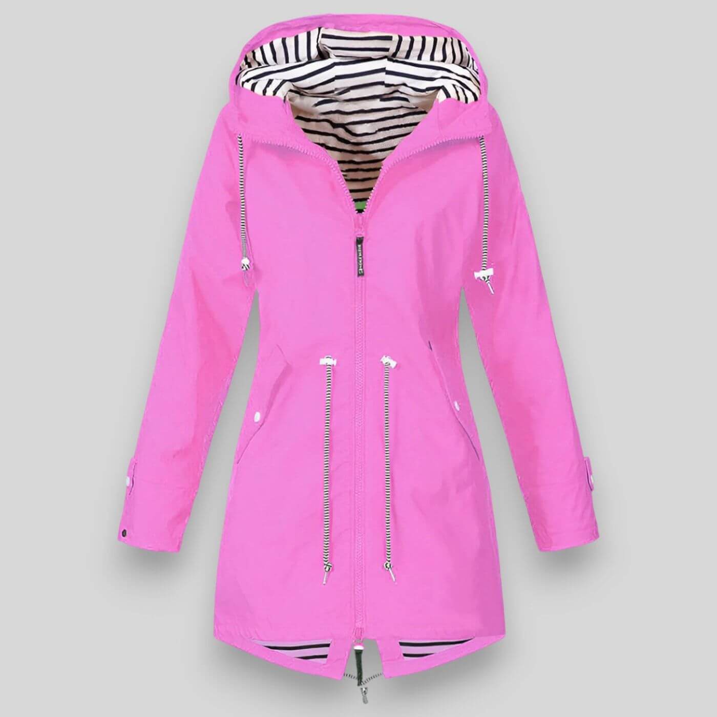 Waterproof Women's Rain Jacket - Classic & Practical Coat