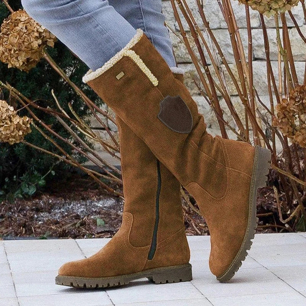 Ladies Classic Suede Ankle Boots - OutfitLondon