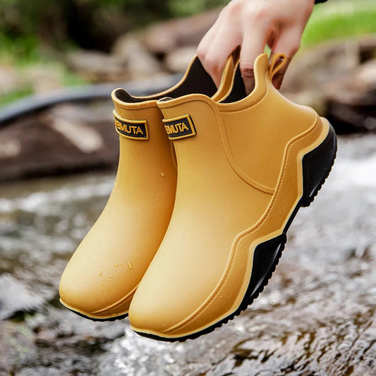 Waterproof Women's Ankle Boots - Dry Comfortable Shoes - OutfitLondon
