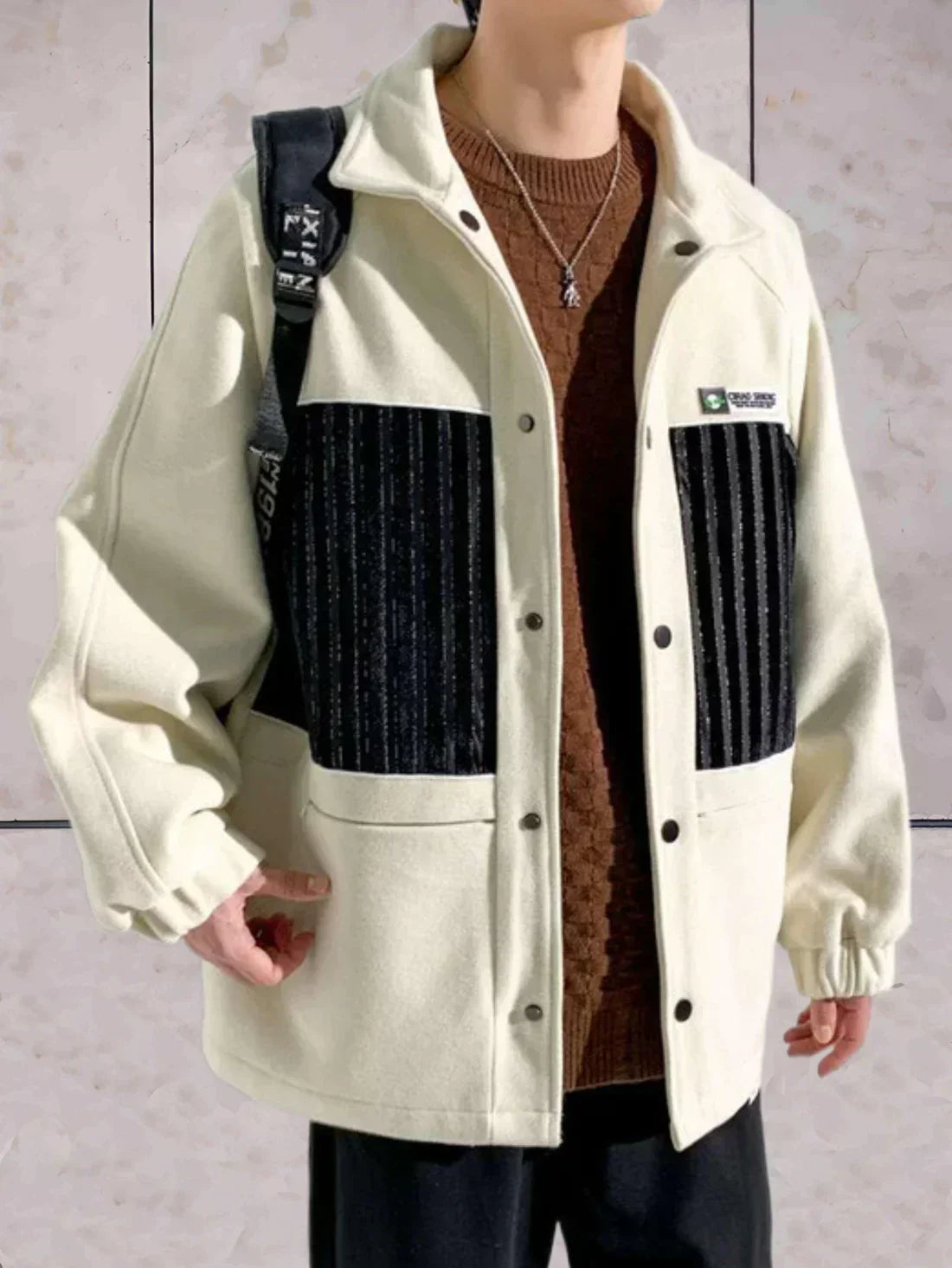 Rugged Cotton Relaxed Fit Men's Jacket