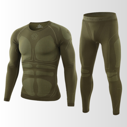 Warm Fleece Base Layer Top for Cold Weather
