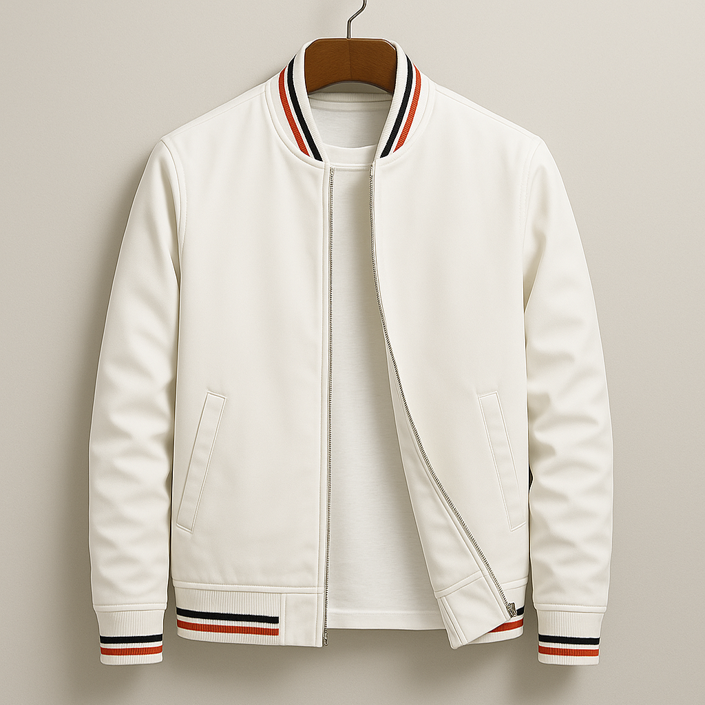 Slim Fit Mens Casual Bomber Jacket