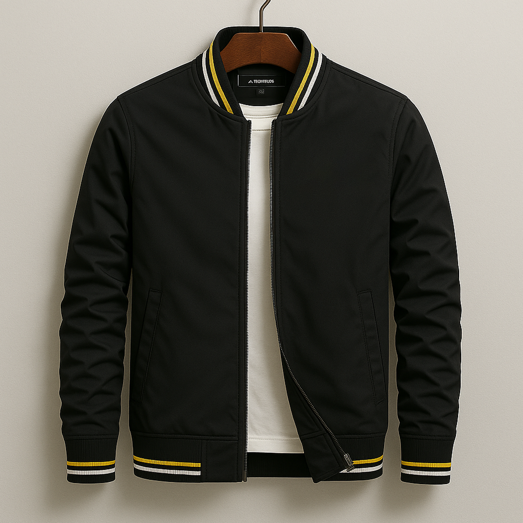 Slim Fit Mens Casual Bomber Jacket