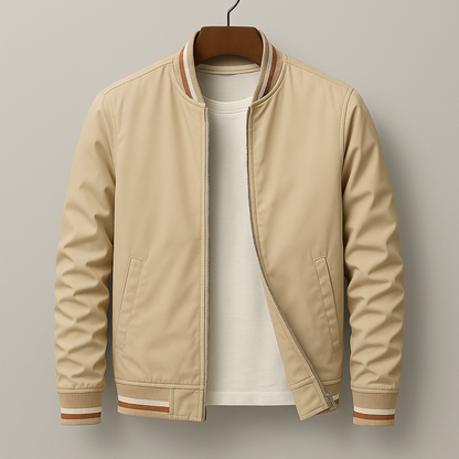 Slim Fit Mens Casual Bomber Jacket