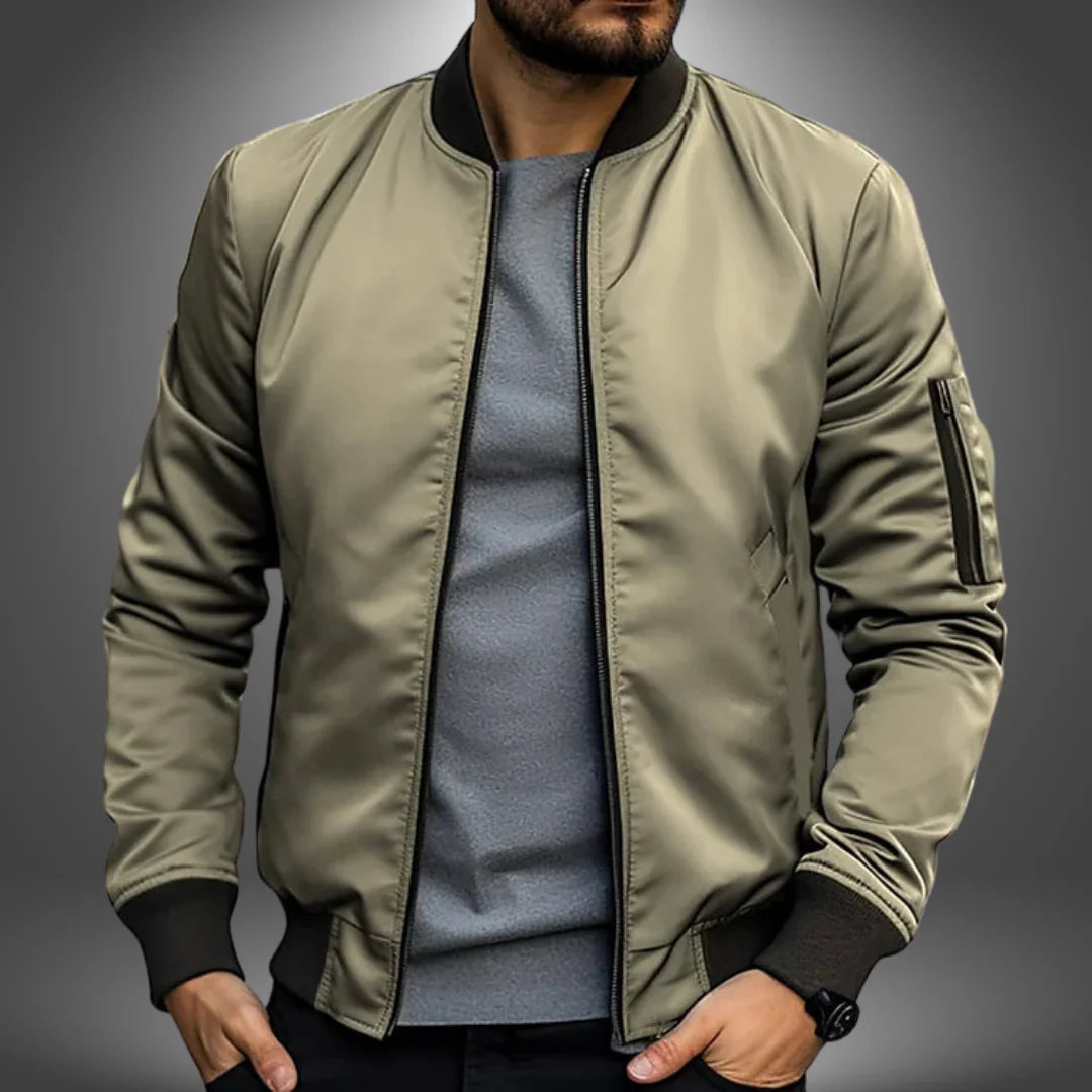 Slim Fit Casual Mens Bomber Jacket