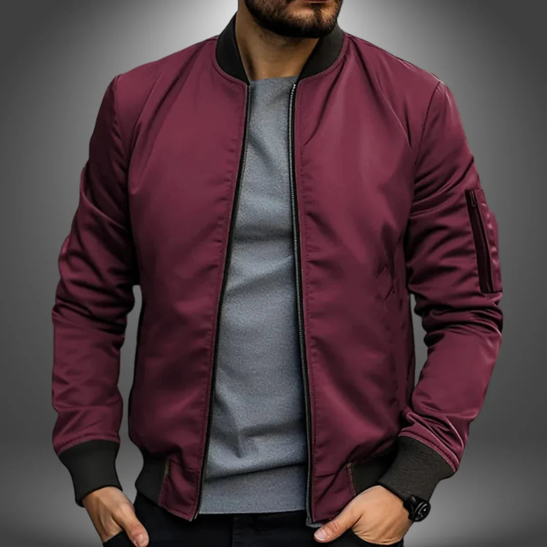 Slim Fit Casual Mens Bomber Jacket