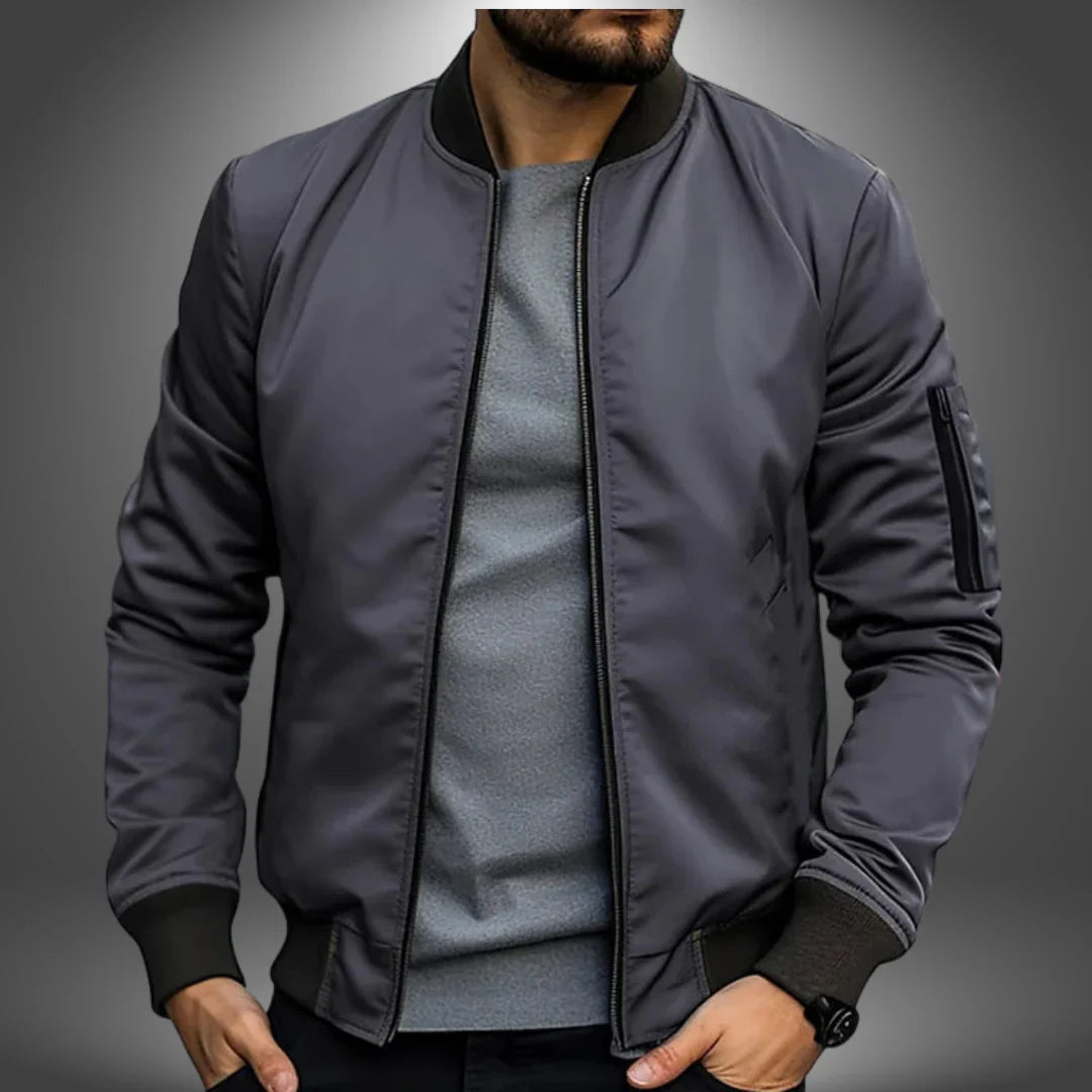 Slim Fit Casual Mens Bomber Jacket