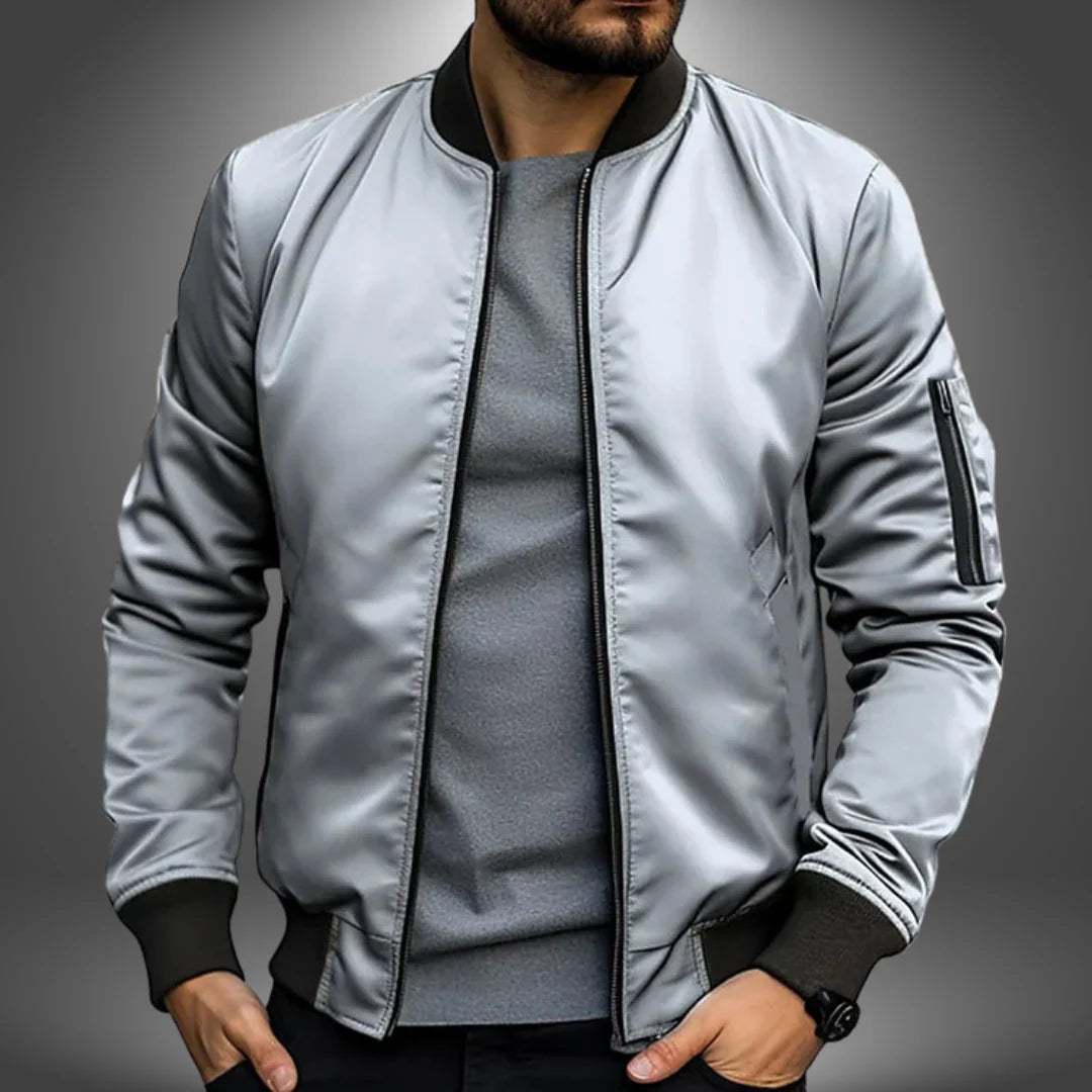 Slim Fit Casual Mens Bomber Jacket